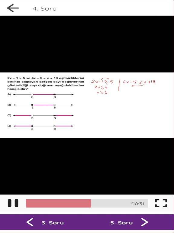 Matsev Video Çözüm iPad screenshot 1 - Education app