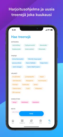 Game screenshot Kotitreeni hack