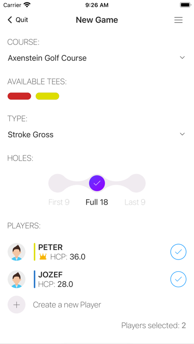 Golf Club Axenstein Screenshot