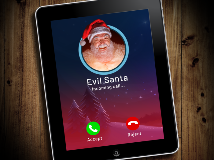 Evil Santa Call Prank