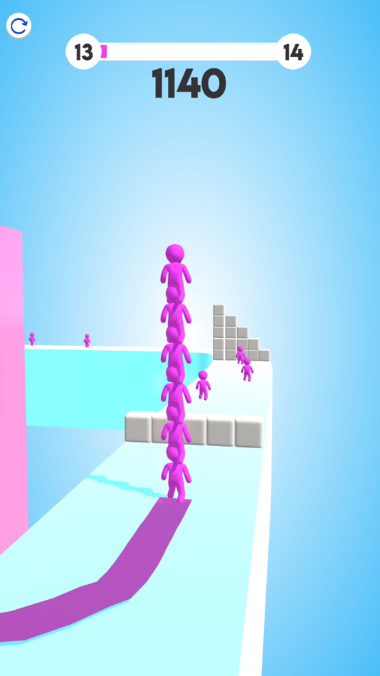 #1. Stacky Rider - Stickman Dash (iOS) 由: Essendon Studios