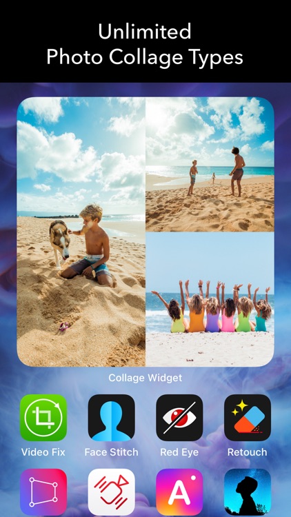 Collage Widget on Home Screen