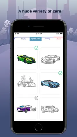 Game screenshot Cars Color By Number apk