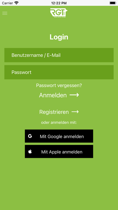 RGT GmbH Screenshot