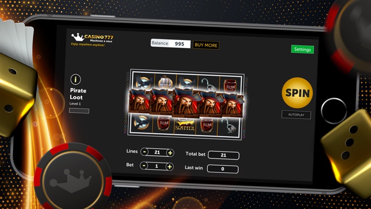 Casino 777: Slot machines