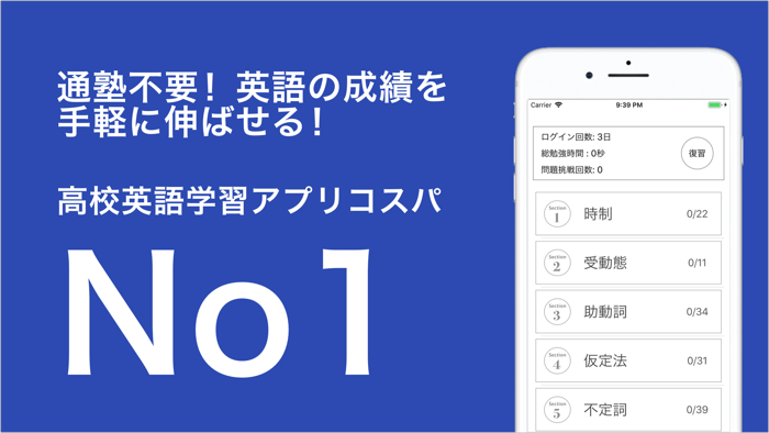 高校英文法学習アプリ 高校英語マスター