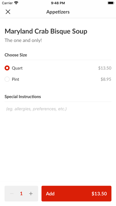 Cooper's Seafood House Screenshot