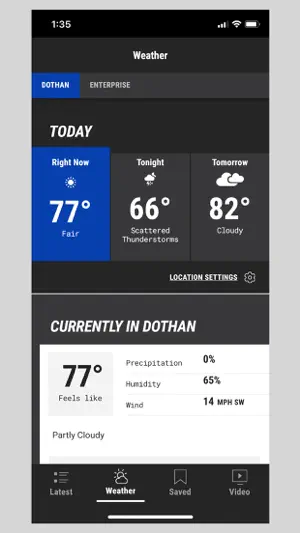 WDHN News screenshot 2