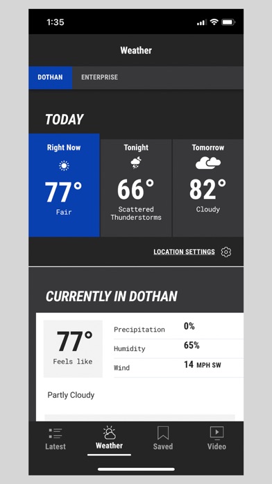 WDHN News Screenshot