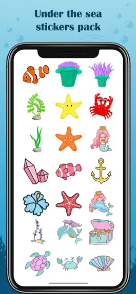 Game screenshot Under The Sea Stickers Pack mod apk