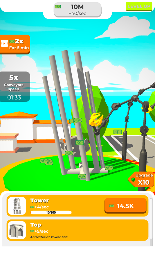 #3. Idle Landmark - Tycoon Game (iOS) 由: Nikita Subachev