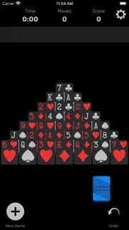 pyramid (classic card game) iphone screenshot 2