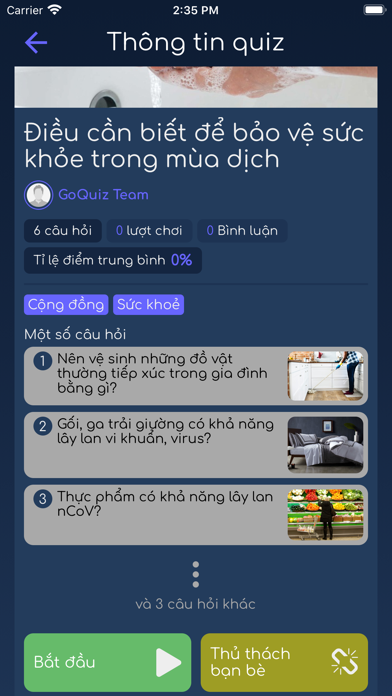 Screenshot #2 pour Go Quiz