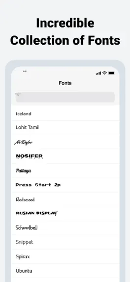 Game screenshot Fire Fonts | Fonts for iPhones apk