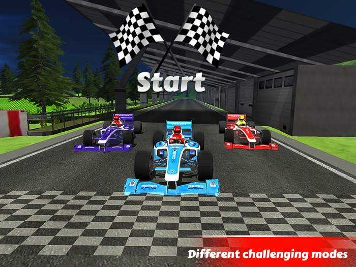 Formula Car Speed Drift Stunt