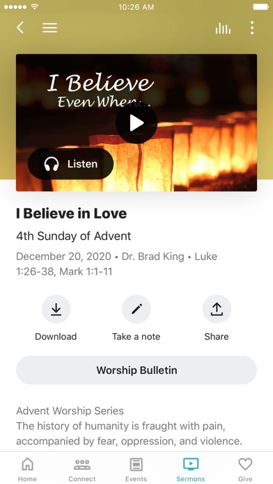 FUMC Austin Screenshot