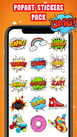 Game screenshot Pop Art Stickers Pack apk