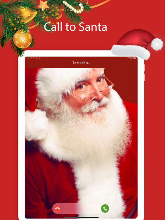 Santa Video Call & Ringtonesのおすすめ画像1