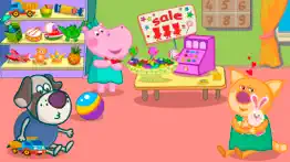 funny shop hippo shopping game iphone screenshot 1
