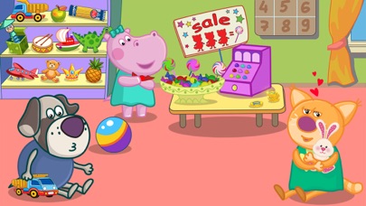 Funny Shop Hippo shopping game Screenshot