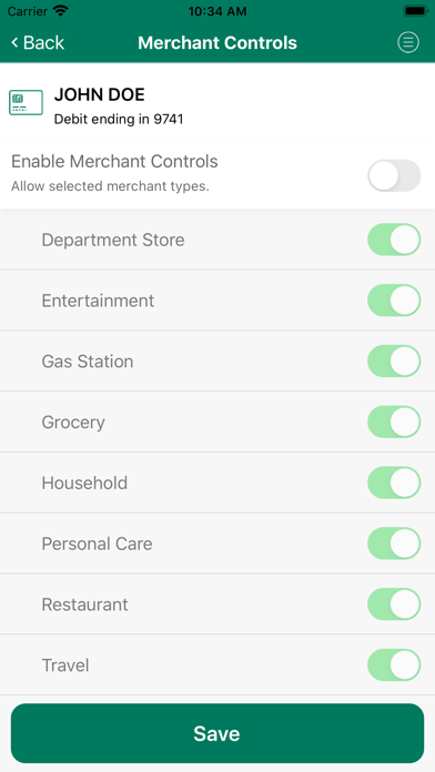 Screenshot #3 pour SBCP Card Manager