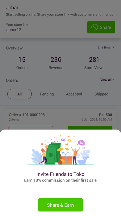 Toko - Build Your Online Store Screenshot