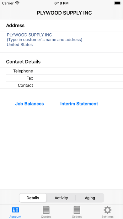 Plywood Supply Web Track Screenshot