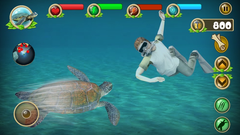 Sea Turtle Survival Sim Games screenshot 5