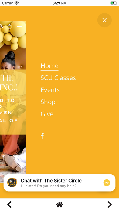 The Sister Circle app Screenshot