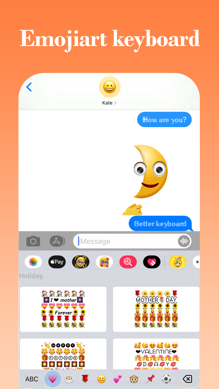 Symbols-Gifs and Emojis Keyboard