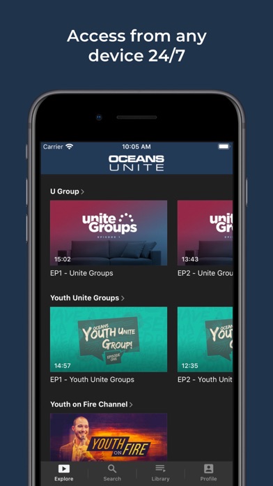 Oceans Unite TV Screenshot
