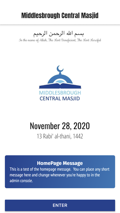Middlesbrough Central Mosque Screenshot