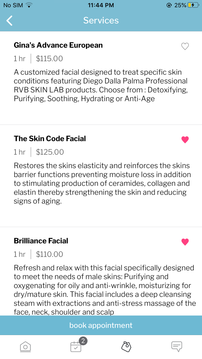 Ginas Health  Beauty Spa