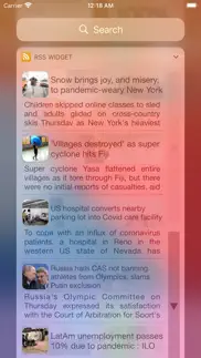 rss widget iphone screenshot 3