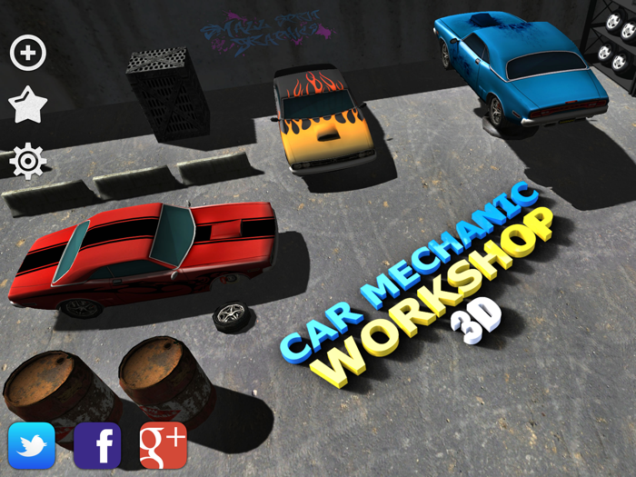Car Mechanic Workshop 3D