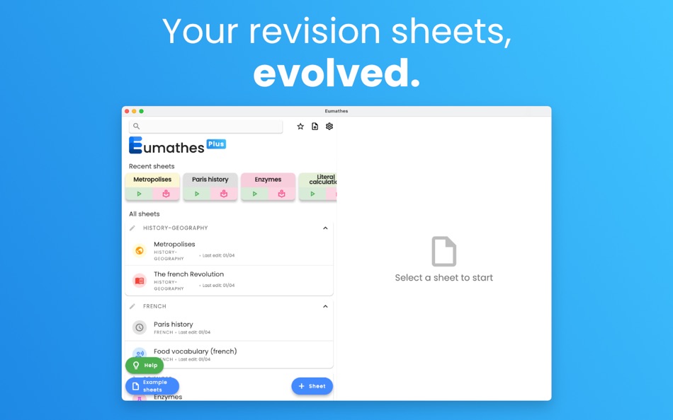 #1. Eumathes Desktop (macOS) 由: Timothee Danneels