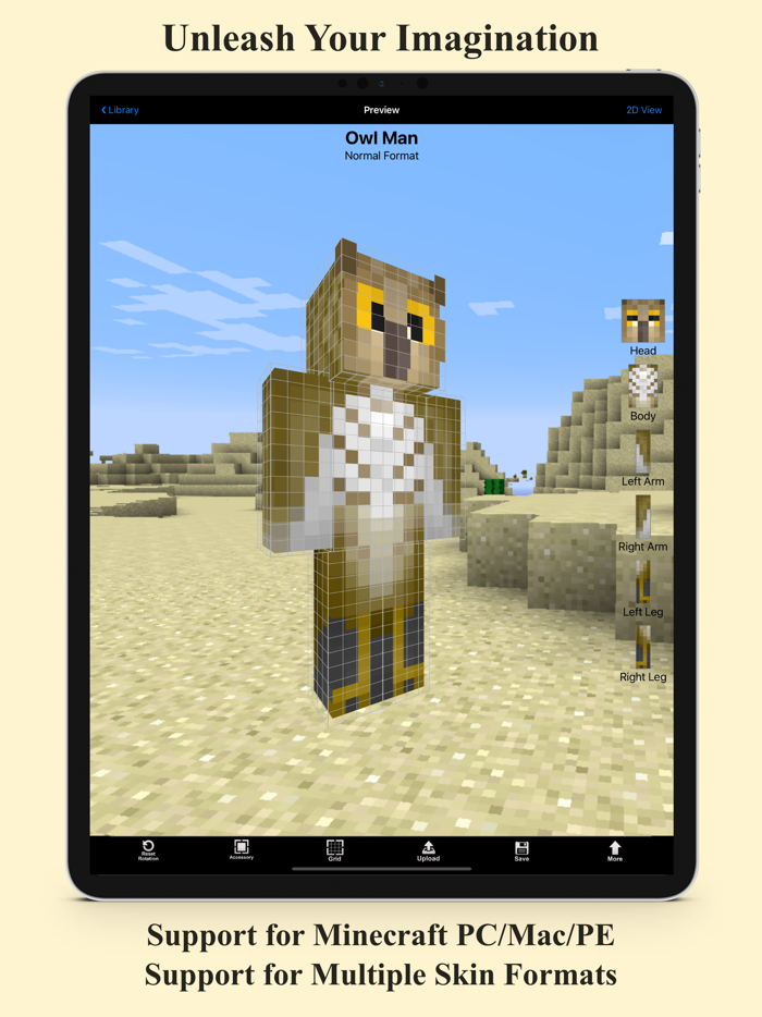 Skin Designer 3D for Minecraft