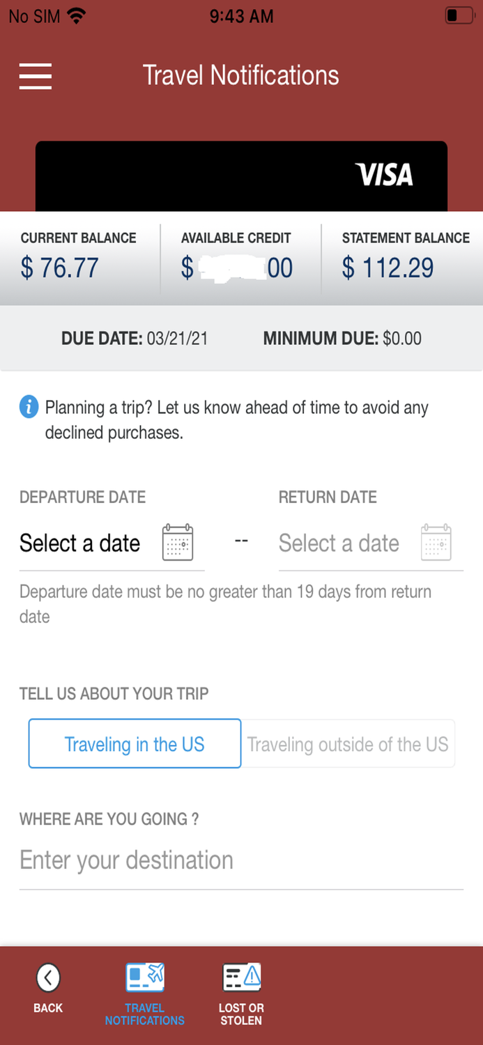 Panhandle Credit Card Manager