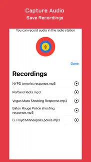 police scanner radio + fire iphone screenshot 3