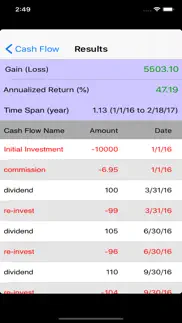 How to cancel & delete investment return calculator 2