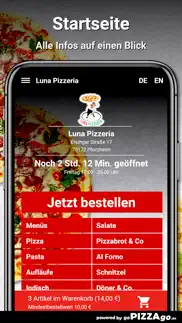 luna pizzeria pforzheim iphone screenshot 2