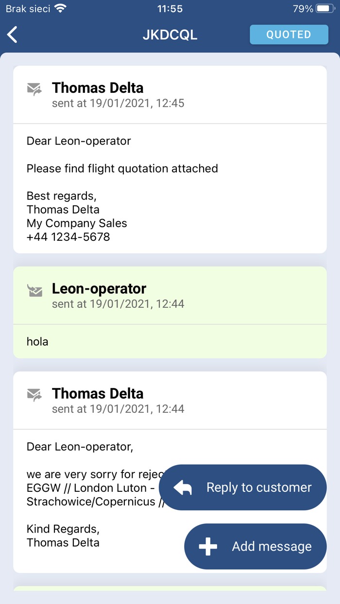 Leon Sales App