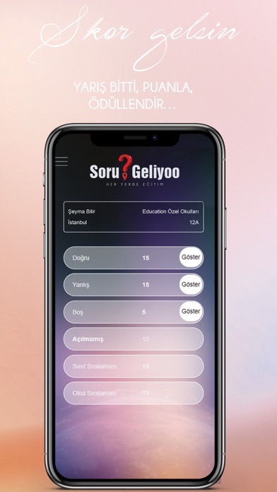 SoruGeliyoo Screenshot