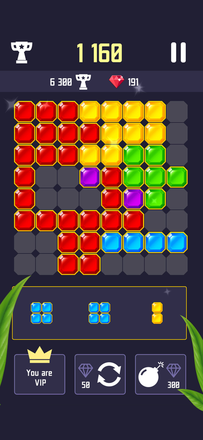 Puzzle and blocks jewel