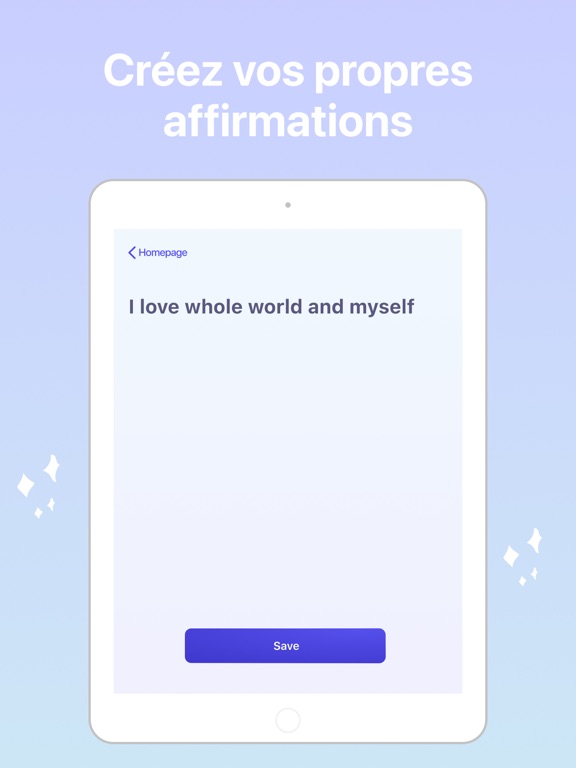 Screenshot #5 pour Affirmations: Positive & Daily