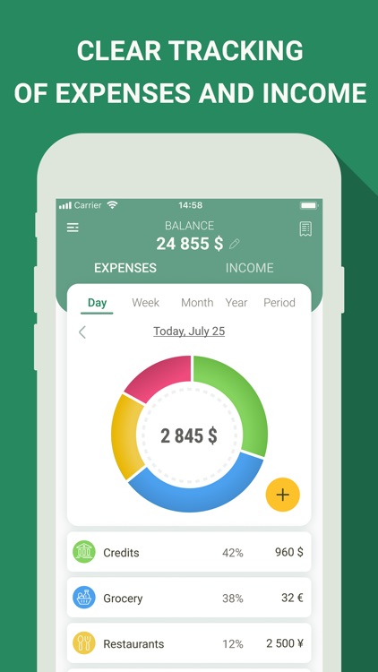 Money manager, expense tracker