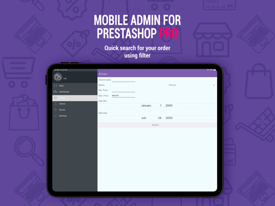 Screenshot #4 pour PrestaShop Mobile Admin PRO