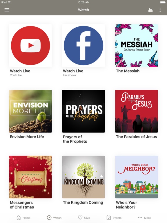 The Arbor Church iPad screenshot 2 - Lifestyle app