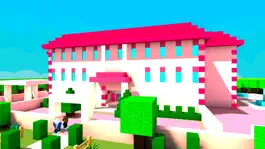 Game screenshot Pink Princess House Craft Game mod apk