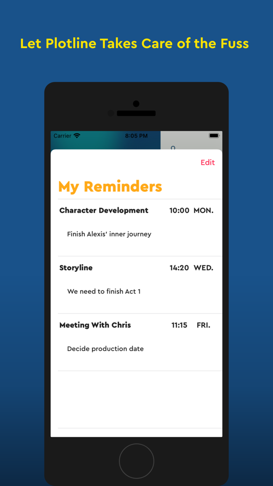 #6. Plotline Screenwriting Tool (iOS) 由: Pei Tzu Chang